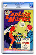 CAPTAIN MARVEL ADVENTURES #101 OCTOBER 1949 CGC 4.5 OFF-WHITE TO WHITE PAGES.