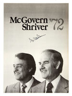McGOVERN PAIR OF AUTOGRAPHED 1972 CAMPAIGN POSTERS.