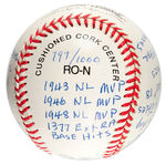 STAN MUSIAL "THE STATBALL" BOXED LIMITED EDITION SIGNED BASEBALL.