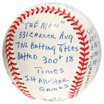 STAN MUSIAL "THE STATBALL" BOXED LIMITED EDITION SIGNED BASEBALL.