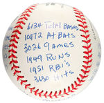 STAN MUSIAL "THE STATBALL" BOXED LIMITED EDITION SIGNED BASEBALL.