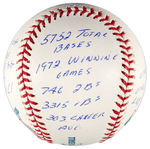 PETE ROSE "THE STATBALL" BOXED LIMITED EDITION SIGNED BASEBALL.