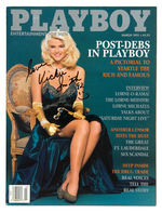 ANNA NICOLE SMITH SIGNED "PLAYBOY" MAGAZINE.