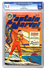 CAPTAIN MARVEL ADVENTURES #103 DECEMBER 1949 CGC 9.2 WHITE PAGES.