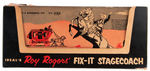 "IDEAL'S ROY ROGERS' BOXED FIX-IT STAGECOACH."