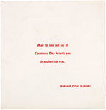 ROBERT KENNEDY PERSONAL CHRISTMAS CARDS FROM 1964, 1965, 1966.