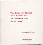 ROBERT KENNEDY PERSONAL CHRISTMAS CARDS FROM 1964, 1965, 1966.