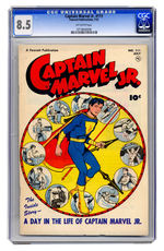 CAPTAIN MARVEL JR. #111 JULY 1952 CGC 8.5 OFF-WHITE PAGES.