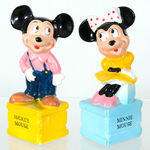 "MICKEY/MINNIE MOUSE" SALT & PEPPER SET.