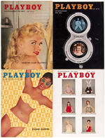 "PLAYBOY" 1959 FULL YEAR MAGAZINE SET.