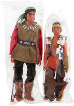 "RED SLEEVES" & "LITTLE BEAR" BOXED GABRIEL ACTION FIGURES.