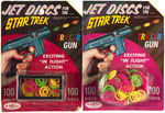 "STAR TREK TRACER GUN" & "JET DISCS" LOT.