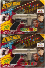 "STAR TREK TRACER GUN" & "JET DISCS" LOT.