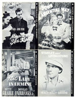 MOVIES FOR TV 1950s PROMO FOLDERS.