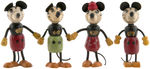 "MICKEY & MINNIE MOUSE" SMALLEST SIZE FUN-E-FLEX FIGURE LOT (VARIETIES).