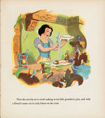 "WALT DISNEY'S SNOW WHITE AND THE SEVEN DWARFS" HARDCOVER BOOK & DUST JACKET.