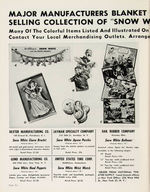 "SNOW WHITE AND THE SEVEN DWARFS" 1958 RE-RELEASE PRESSBOOK & LOBBY CARD SET WITH ENVELOPE.