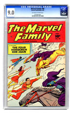 MARVEL FAMILY #48 JUNE 1950 CGC 9.0 OFF-WHITE TO WHITE PAGES.