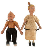 "BRINGING UP FATHER" MAGGIE & JIGGS SCHOENHUT DOLLS.