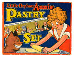 “LITTLE ORPHAN ANNIE PASTRY SET” IN BOX.