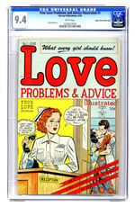 TRUE LOVE PROBLEMS AND ADVICE ILLUSTRATED #1 JUNE 1949 CGC 9.4 WHITE PAGES MILE HIGH COPY.