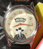 "HOPALONG CASSIDY/BILL BOYD'S 100TH ANNIVERSARY LIMITED EDITION" BOXED WRISTWATCH WITH ACCESSORIES.