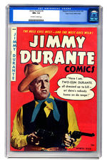 JIMMY DURANTE #2  WINTER 1948  CGC 9.6 OFF-WHITE TO WHITE PAGES MILE HIGH COPY.