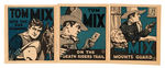 "TOM MIX ADVENTURE STORIES" GUM WRAPPER AND BOOKLETS.