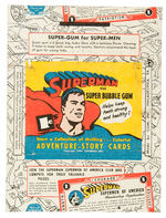 "SUPERMAN" GUM CARD WRAPPER.