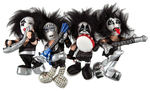 "KISS PSYCHO CIRCUS" BEAN BAG DOLL SET.