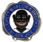 "BLACK JOE/JEWETT BIGELOW & BROOKS" KEY FOB MEDALLION.