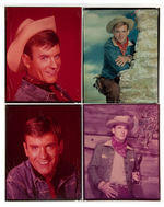 "SUGARFOOT" LOT OF NINE STUDIO TRANSPARENCIES.