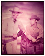 "LAWMAN" TV SHOW LOT OF TEN STUDIO TRANSPARENCIES.