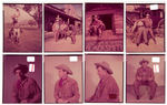 "THE ADVENTURES OF WILD BILL HICKOK" LOT OF EIGHT STUDIO TRANSPARENCIES.