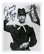 "F TROOP" 4-PIECE LOT WITH AUTOGRAPHS.