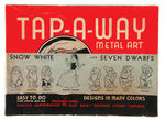 "SNOW WHITE TAP-A-WAY METAL ART" BOXED SET.