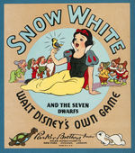 "WALT DISNEY'S OWN GAME - SNOW WHITE AND THE 7 DWARFS" BOXED GAME.