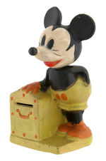 MICKEY MOUSE CROWN BANK (RARE COLOR VARIETY).