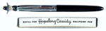 "HOPALONG CASSIDY" BALLPOINT PEN BY PARKER AND REFILL IN BOX.