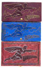 “SUPERMAN” PENCIL BOX VARIETY TRIO.