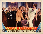 JOHN BARRYMORE "REUNION IN VIENNA" LOBBY CARD.