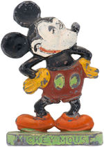 MICKEY MOUSE PAINTED LEAD FIGURE.