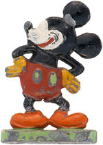 MICKEY MOUSE PAINTED LEAD FIGURE.