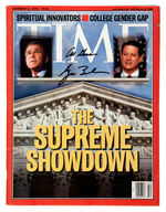 AL GORE/GEORGE BUSH SIGNED ISSUE OF TIME MAGAZINE.