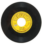 "ELVIS PRESLEY MYSTERY TRAIN" RECORD PAIR.