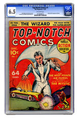 TOP-NOTCH COMICS #1 DECEMBER 1939 CGC 6.5 OFF-WHITE PAGES.