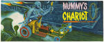 "MUMMY'S CHARIOT" BOXED AURORA MODEL KIT.