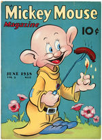 "MICKEY MOUSE MAGAZINE" VOL. 3, NO. 9 JUNE 1938.