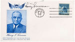 "HARRY S. TRUMAN" SIGNED 1949 INAUGURATION DAY ENVELOPE.