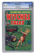 WITCHES TALES #12 JULY 1952 CGC 8.5 CREAM TO OFF-WHITE PAGES FILE COPY.